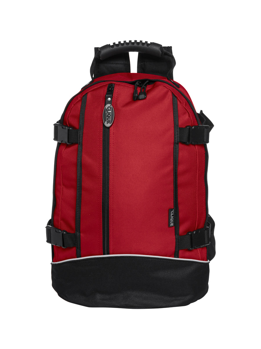 Clique Backpack II – Rød – forside