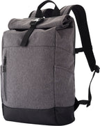 Clique Roll-Up Backpack – Antrasittmelert – produktbilde