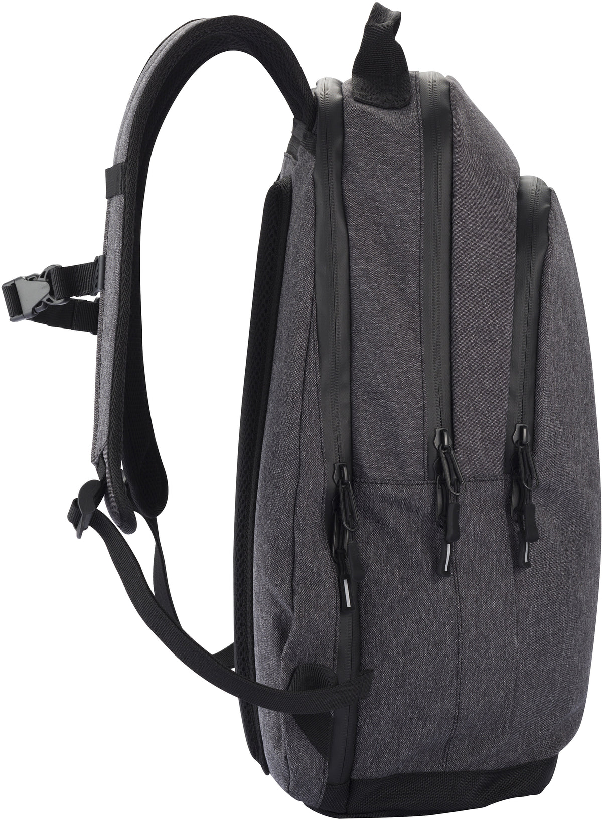 Clique City Backpack – Antrasittmelert – høyre side