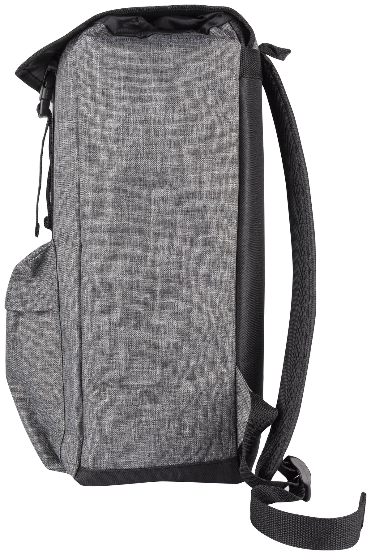 Clique Melange Backpack – Gråmelert – høyre side