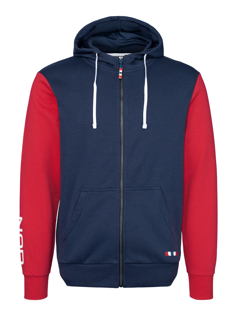 Clique NOR Classic FZ Hoody – herre – Mørk marineblå – forside