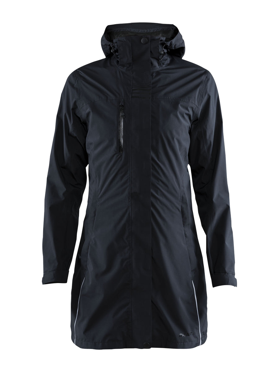 Craft Urban Rain Coat – dame – Svart, forside