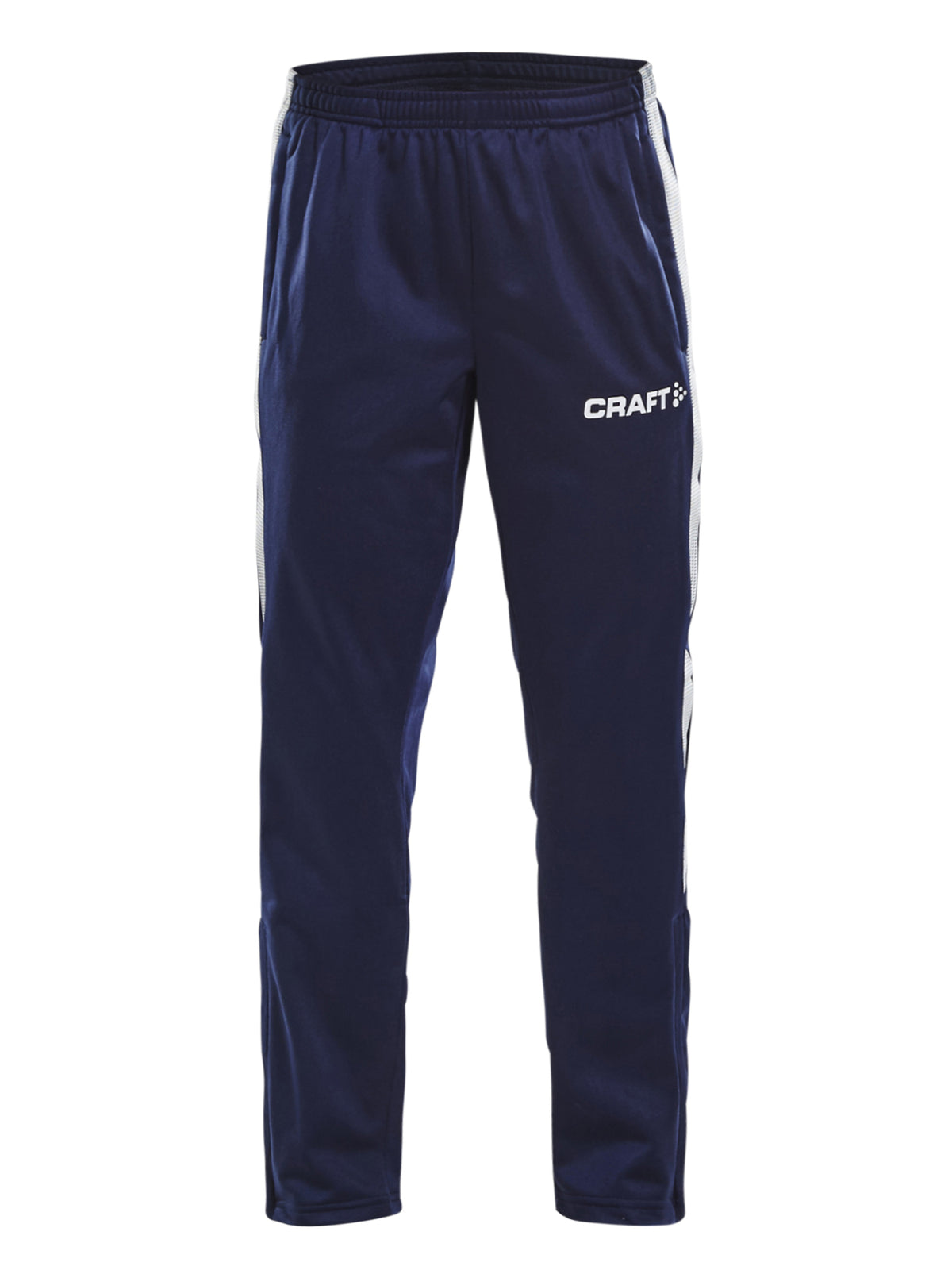 Craft Pro Control Pants – junior – Marineblå / Hvit, forside