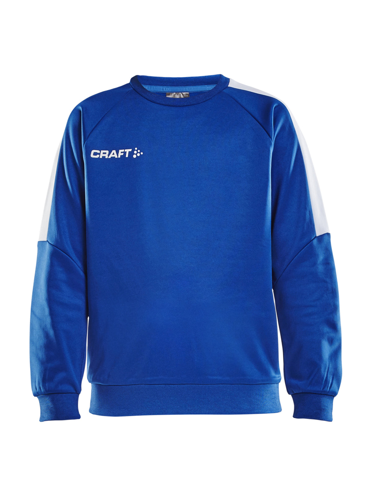 Craft Progress R-Neck Sweater – junior – Club Cobolt / Hvit, forside