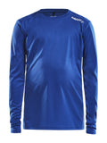Craft Rush LS Tee – junior – Club Cobolt, forside