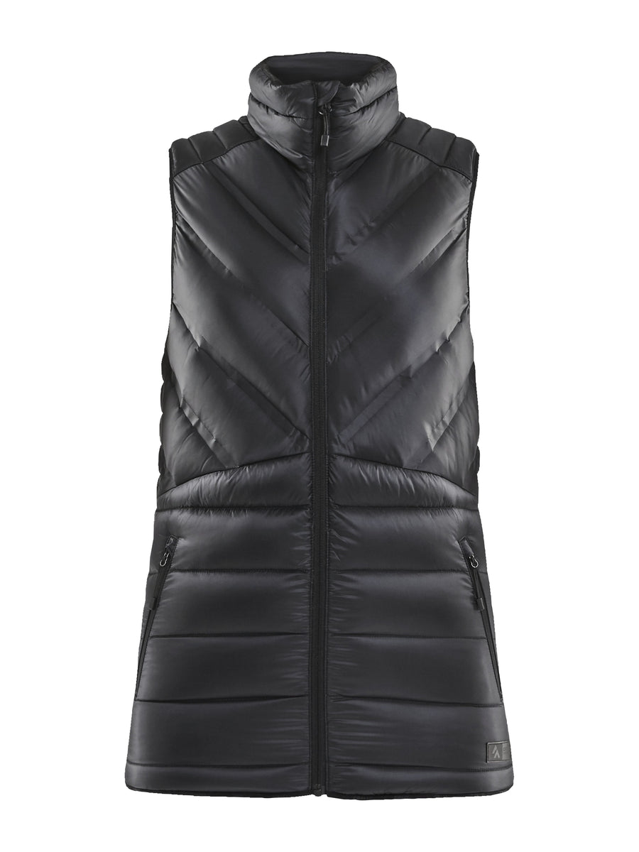 Craft Light down vest – dame – Svart, forside