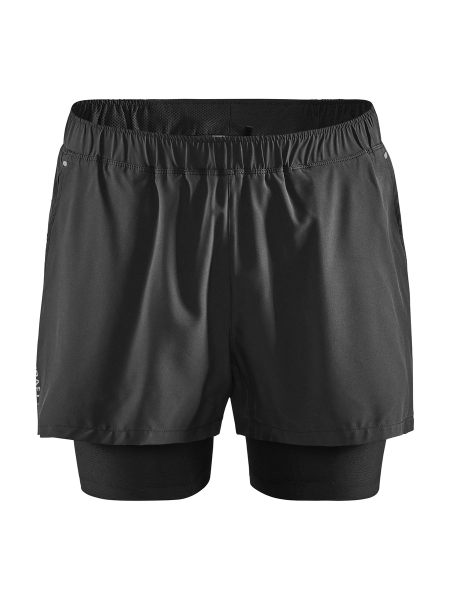 Craft ADV Essence 2-in-1 Stretch Shorts – herre – Svart, forside