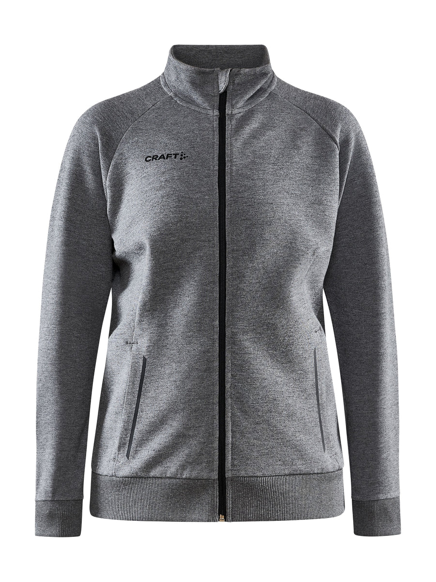 Craft CORE Soul Full Zip Jacket – dame – Mørk gråmelert, forside