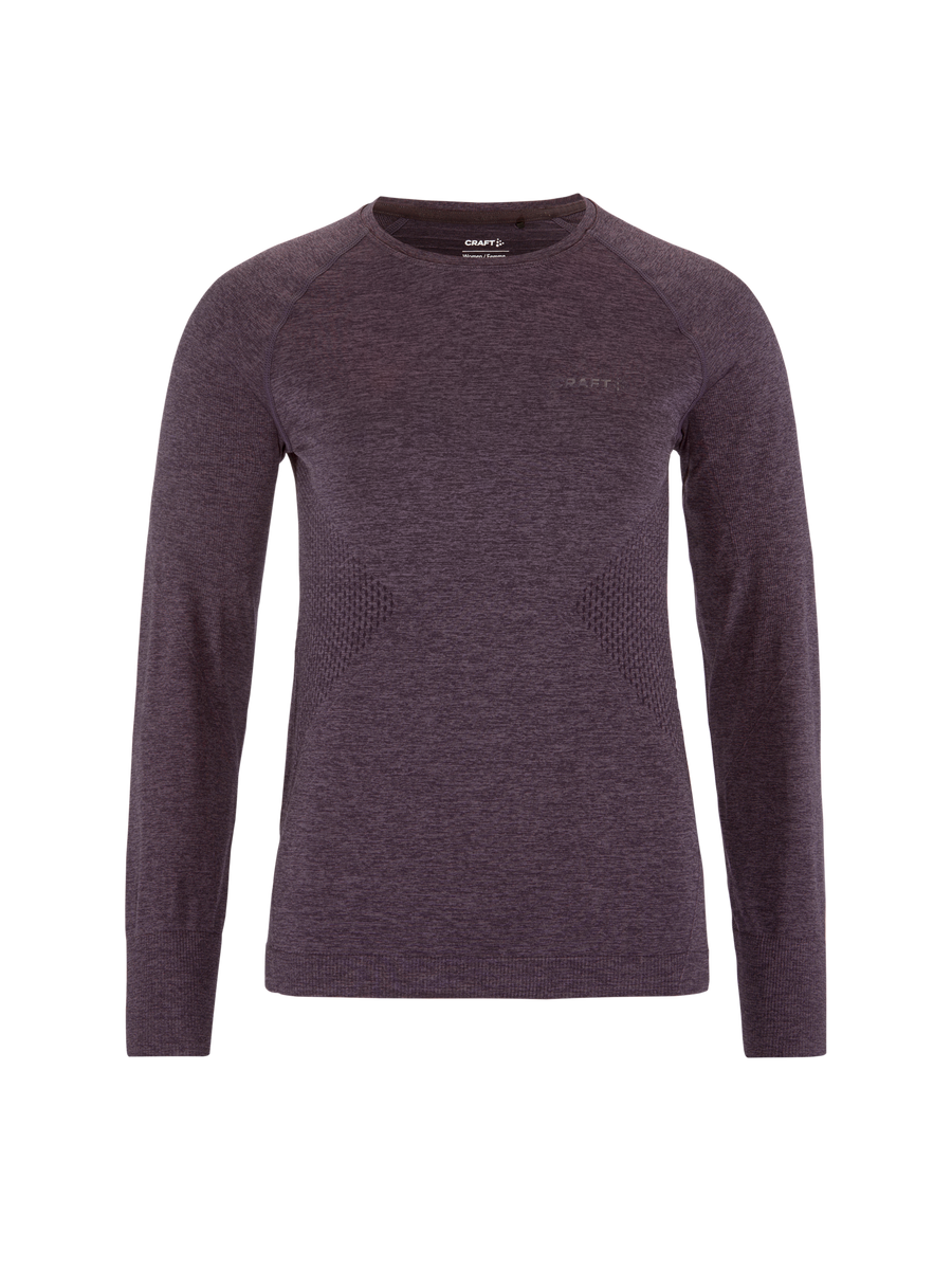 Craft CORE Dry Active Comfort Ls – dame – Dk Plum, forside