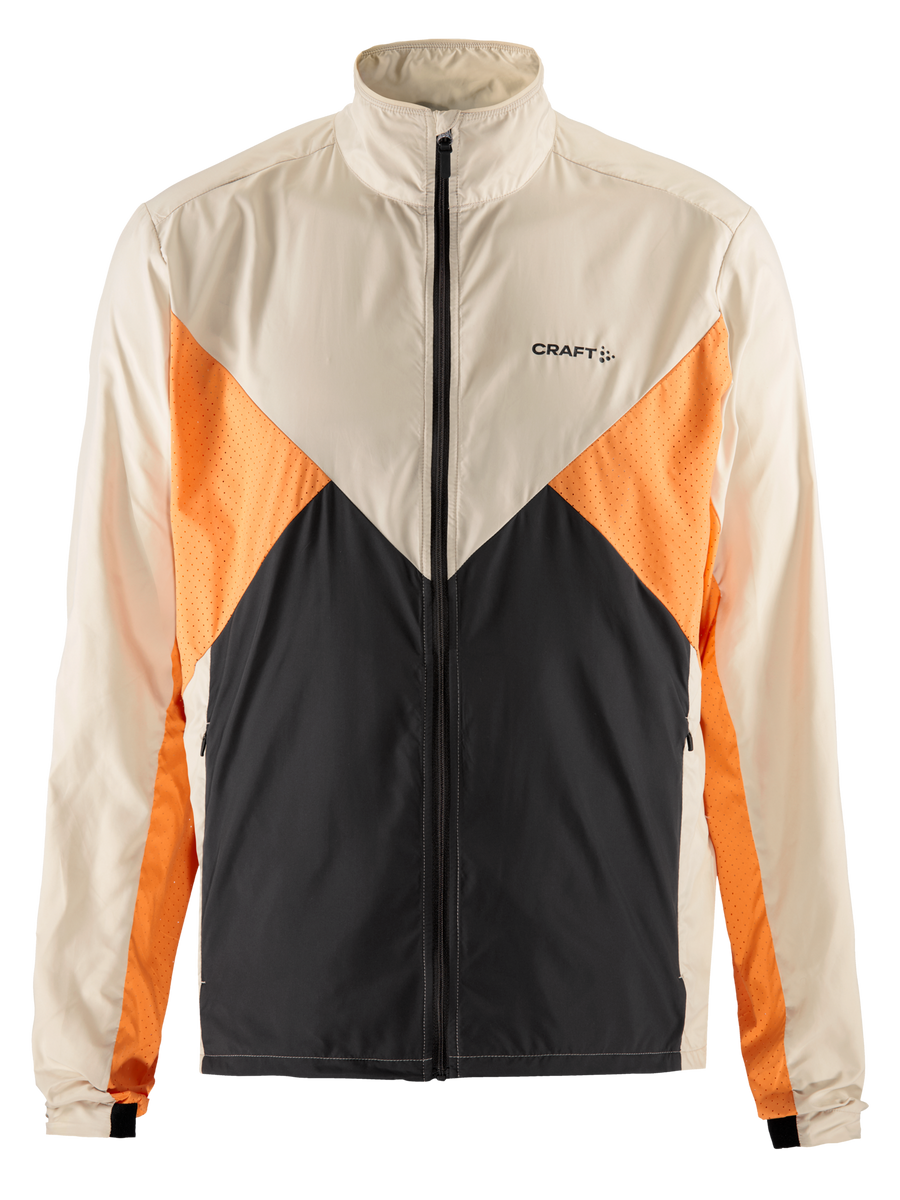 Craft ADV Essence Wind Jacket – herre – Plaster / Slate, forside
