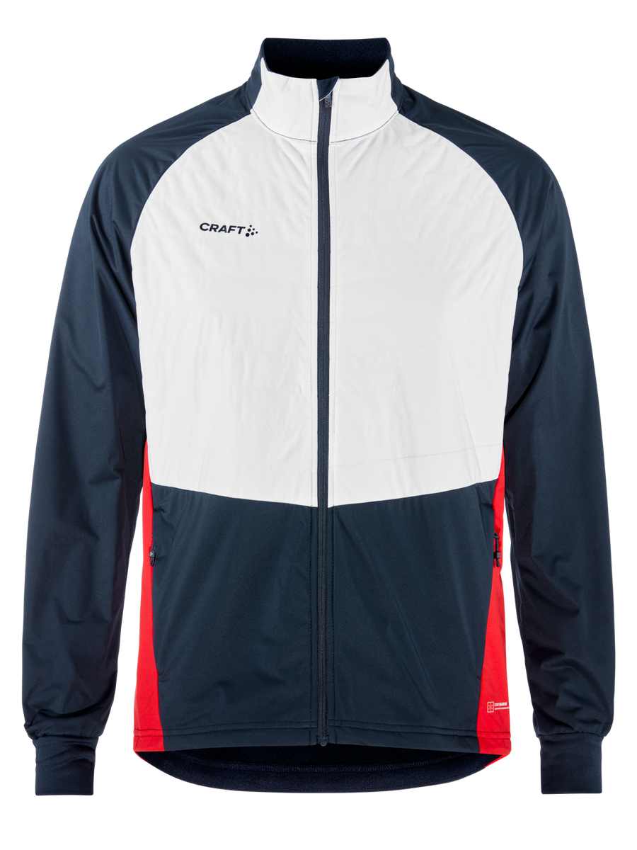 Craft NOR Adv Nordic Ski Club Jacket – herre – Blaze / Hvit, forside