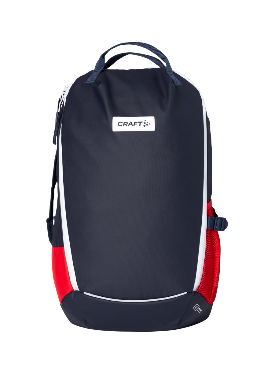 Craft NOR ADV Entity Computer Backpack 18 L – Blaze / Klar rød, forside
