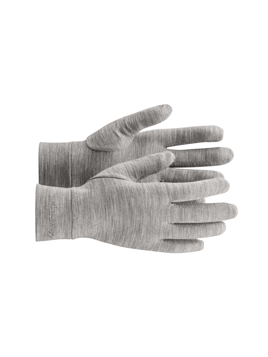 Craft Essence Wool Light Glove – Gråmelert, forside