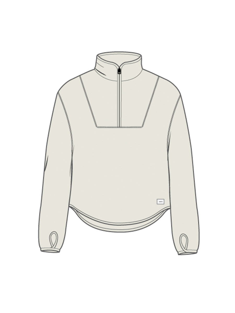 Craft NOR Join Pile Fleece HZ – dame – Tofu, forside