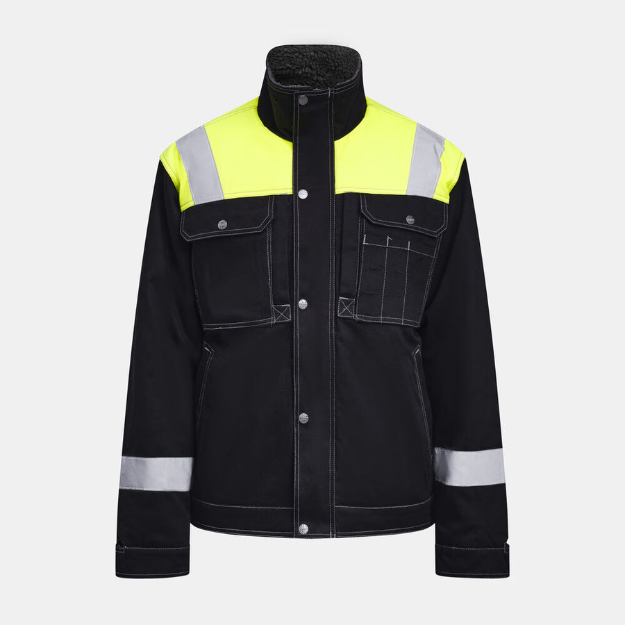 Jobman 1179 Winter Jacket – Black/Yellow