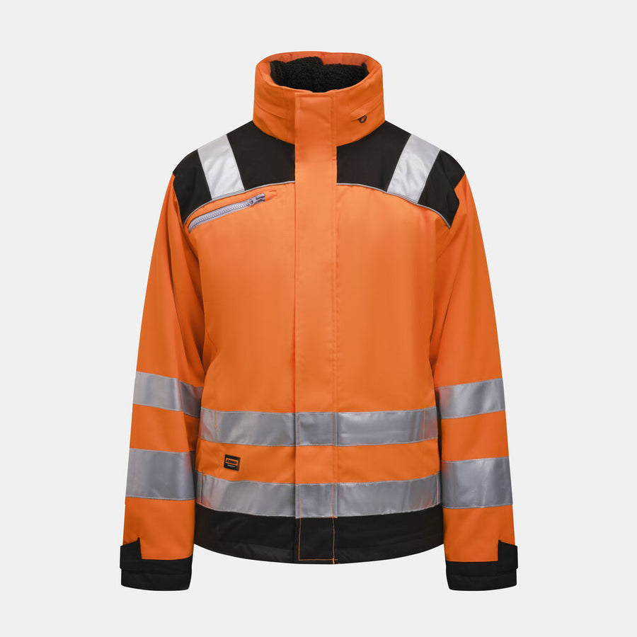Jobman 1347 HV Vinterjakke – Orange/Black