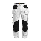 Jobman 2129 Trouser White Line – White/Black