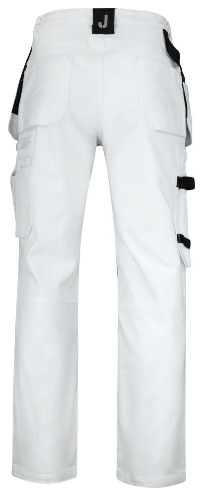 Jobman 2129 Trouser White Line – bakside
