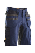 Jobman 2168 Håndverksshorts stretchpanel – Navy/Black
