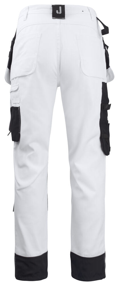 Jobman 2171 Trouser White Line – bakside
