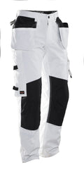 Jobman 2179 Malerbukse W Hvit/Svart – White/Black