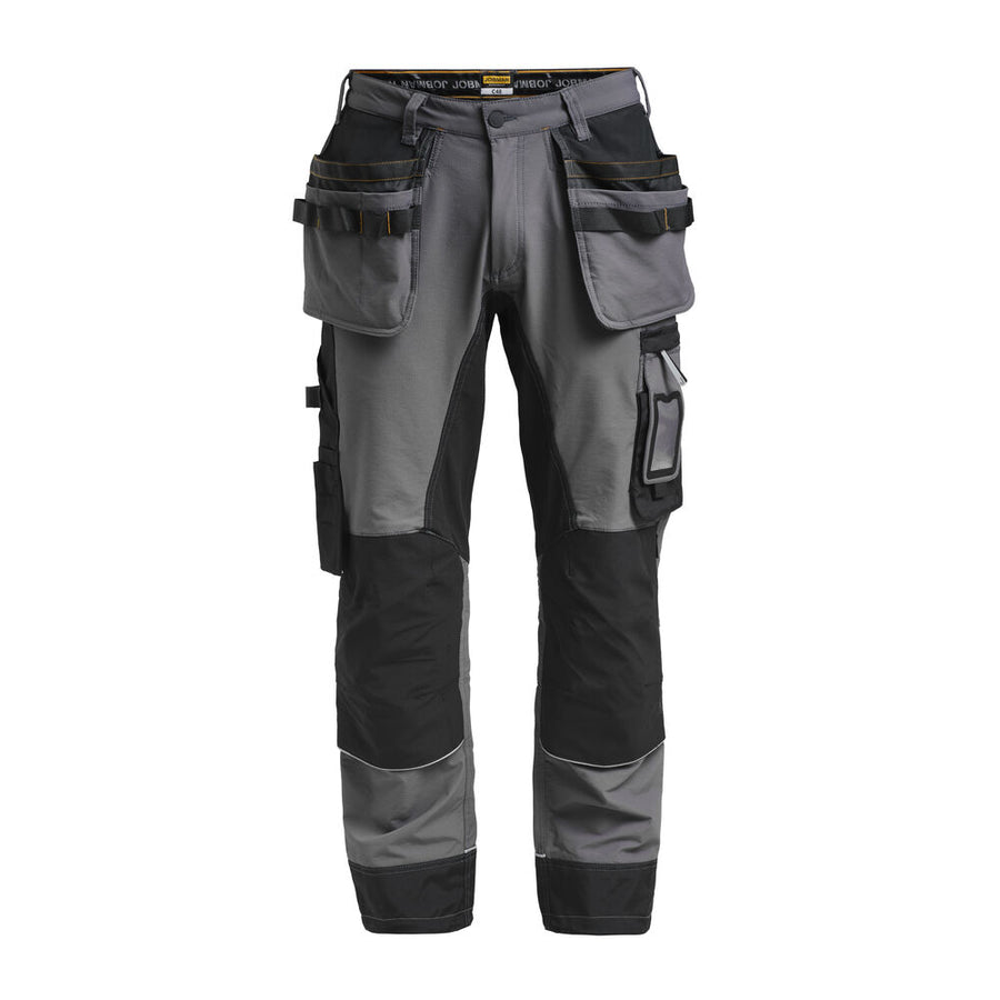 Jobman 2191 Håndverksbukse Stretch – Dark Grey/Black