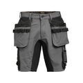 Jobman 2196 Håndverkershorts Stretch – Dark Grey/Black