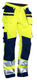 Jobman 2222 HV Star HP Trouser – Yellow/Navy