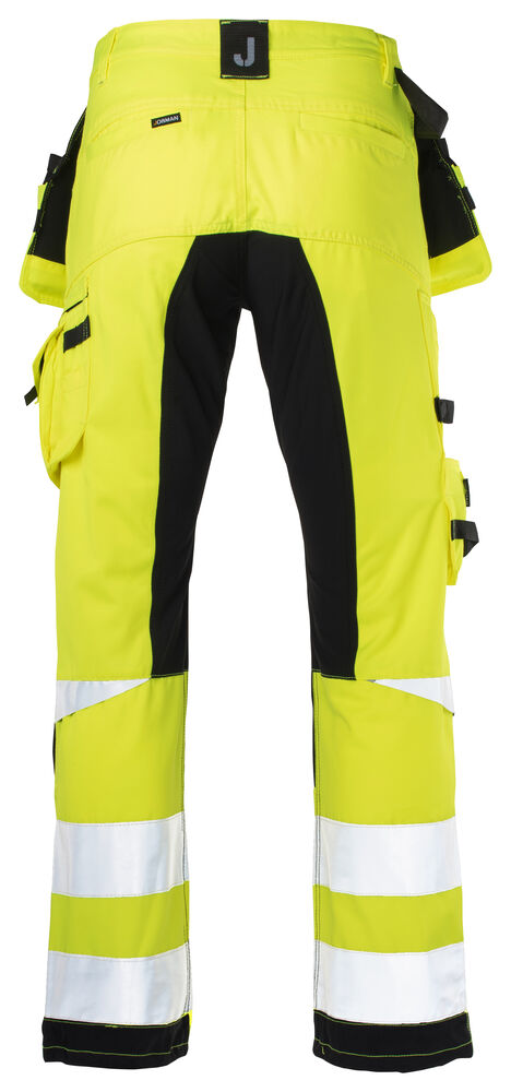 Jobman 2240 HV Håndverksbukse Stretchpanel – bakside