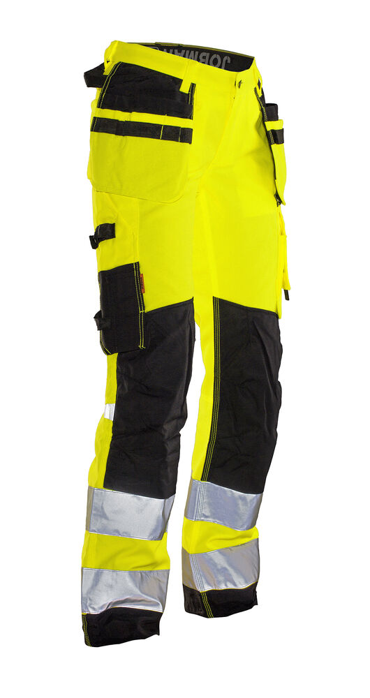 Jobman 2272 HV Ladies Star HP Trouser – Yellow/Black