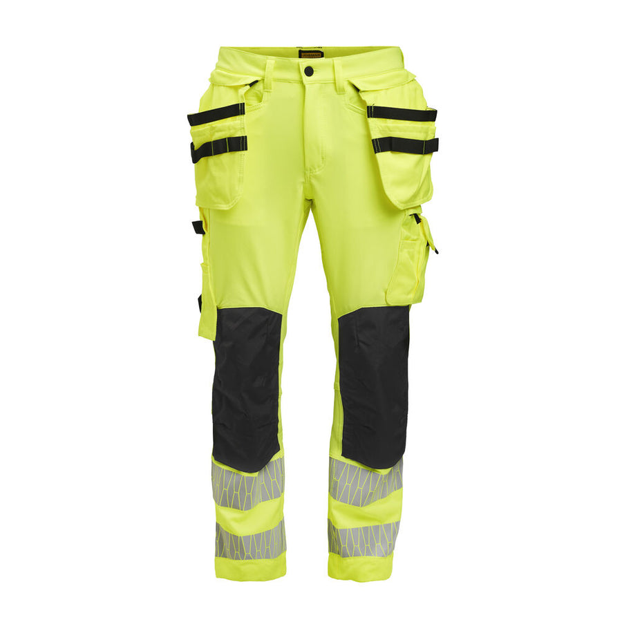 Jobman 2291 Craftsman trousers stretch – Yellow / Black