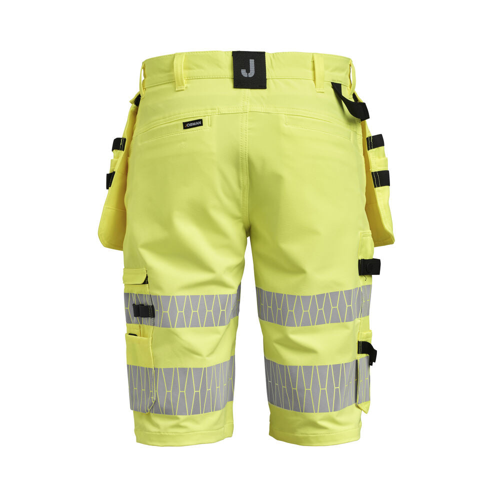 Jobman 2296 Craftsman Shorts stretch Hi-vis – bakside