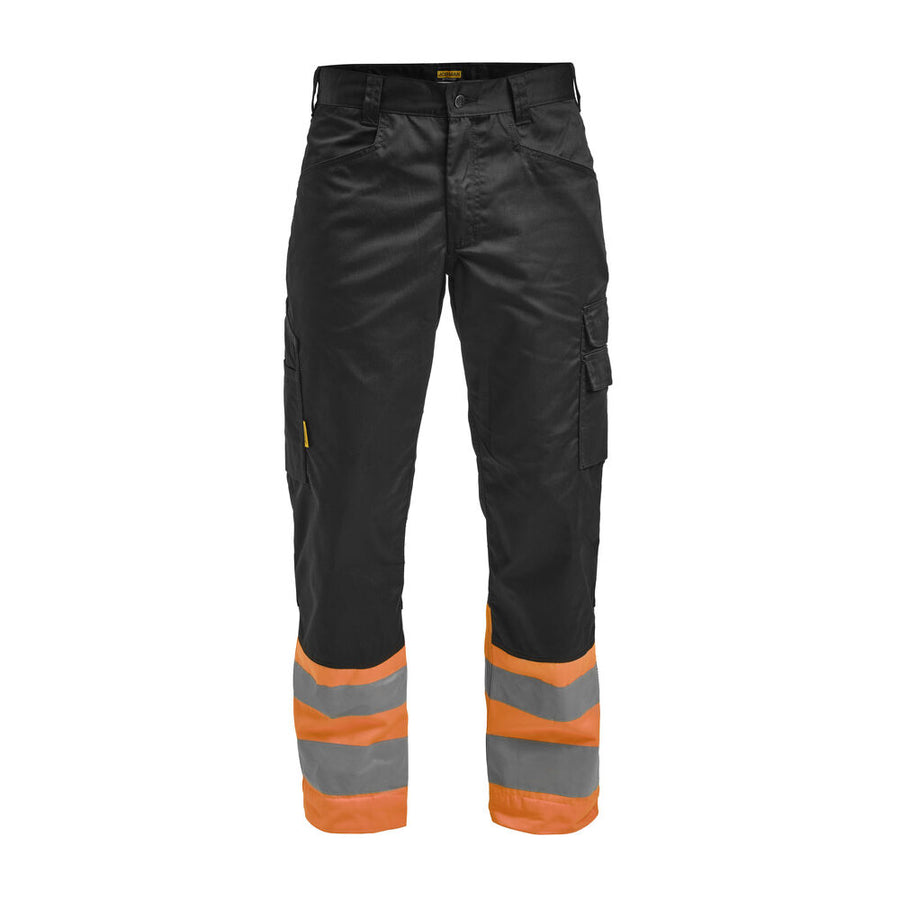 Jobman 2314 HV Servicebukse Kl 1 – Black/Orange