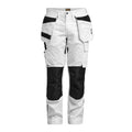 Jobman 2327 Women's Craftsman Trousers – White/Black
