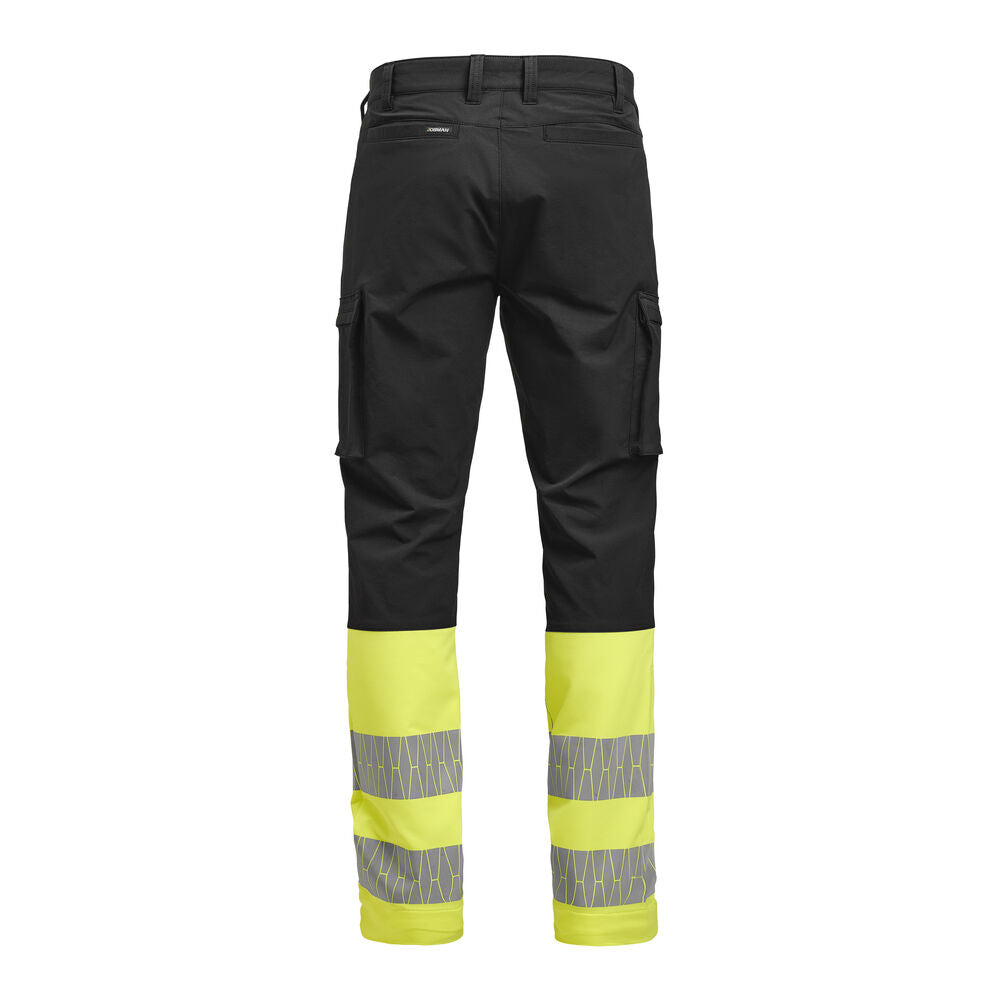 Jobman 2328 Service trouser stretch Hi-Vis – bakside