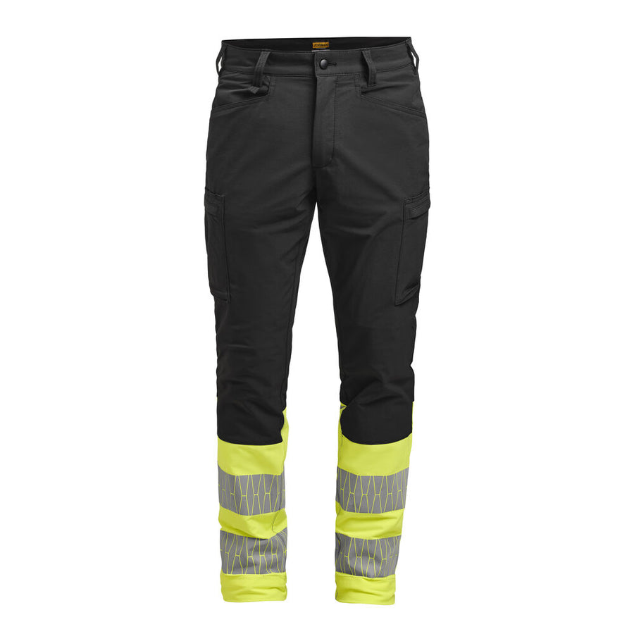 Jobman 2329 Womens Service trousers stretch Hi-Vis – Black/Yellow