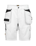 Jobman 2336 Håndtverksshorts Semistretch – White/Black