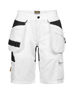 Jobman 2337 Håndtverksshorts Semistretch Dame – White/Black
