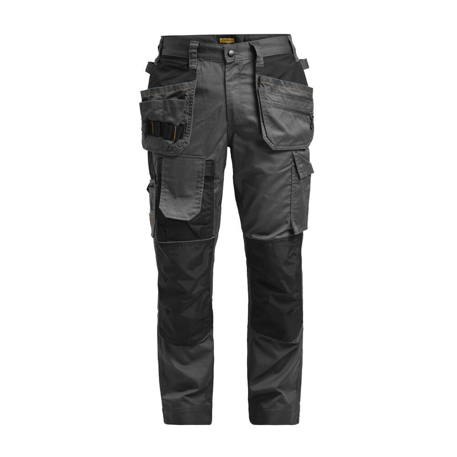 Jobman 2358 Golvläggarbyxa stretch – dark grey/black