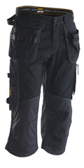 Jobman 2734 Piratshorts Bomull – black
