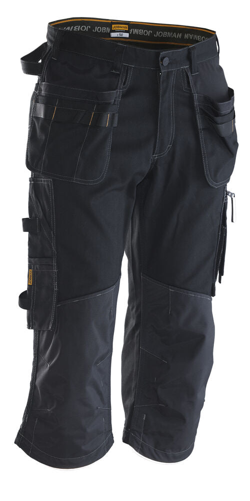 Jobman 2734 Piratshorts Bomull – black