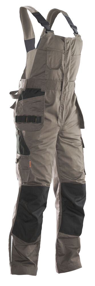 Jobman 3730 Bib n Brace Trouser – Khaki/Black
