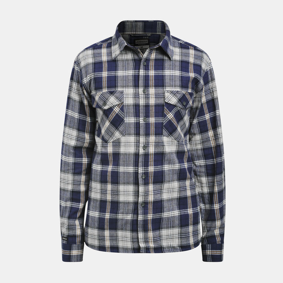 Jobman 5138 Worker Shirt – Navy / Grey