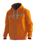 Jobman 5154 Vintage Hoodie – Orange/Dark Grey