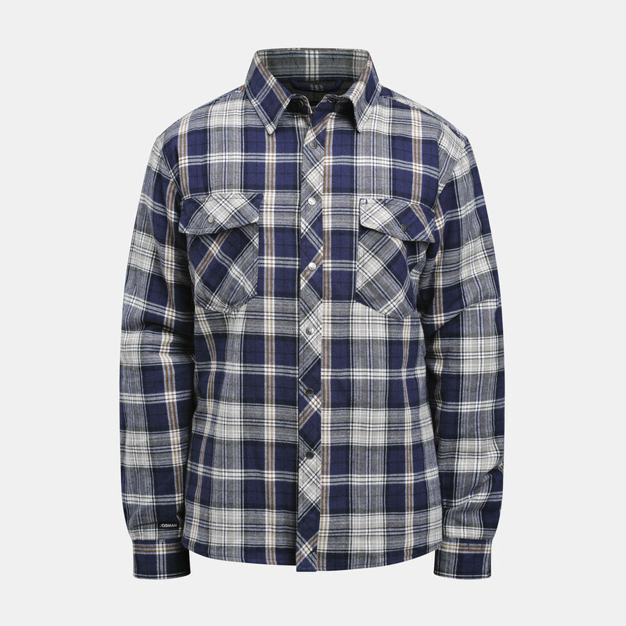 Jobman 5157 Worker Shirt w/padding – navy/grey