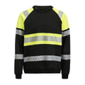Jobman 5224 Sweatshirt Hi-Vis – Black/Yellow