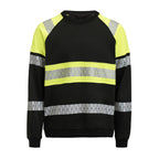 Jobman 5224 Sweatshirt Hi-Vis – Black/Yellow