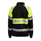 Jobman 5225 Sweatshirt Full-Zip Hi-Vis – bakside