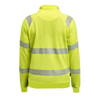 Jobman 5325 Sweatshirt Full-Zip Hi-Vis – bakside