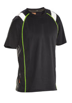 Jobman 5620 Vision T-shirt – Black/Yellow